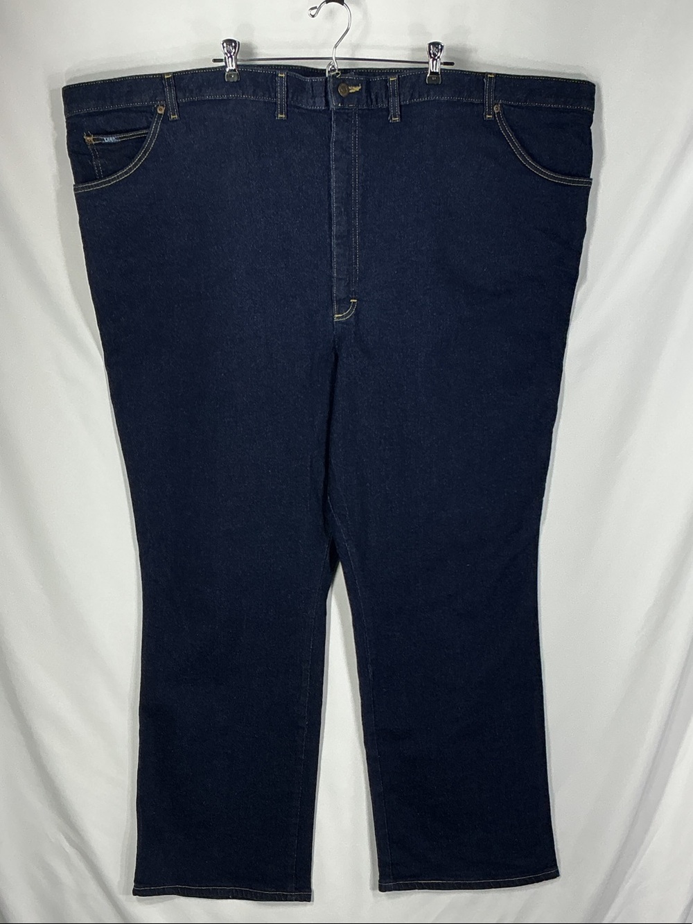 Lee Jeans Mens 58x30 Regular Fit Straight Leg Pants Blue Denim NWT Big & Tall